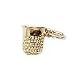 Thimble Charm - Gold Plate