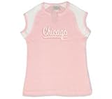 Baseball Shirt - Chicago Cubs Juniors Pink Sleeveless Top
