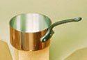 6 piece Mauviel M Heritage Copper Pan Set