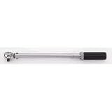 3/8 In Dr Micrometer Flex Head Torque Wrench w/ Locking Ring - 5-75 Ft/Lb