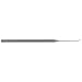 Moody Tools 55-1751 Stainless Steel Precision Probe with Single Bend Tip # 6, 25mil, 6-1/4" Overall Length