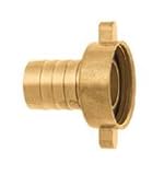 Wassertechnik 571789 2/3 Messing Schlauchverschraubung 1,3 cm (0,5 Zoll) x 3/4"" T&uuml;lle x Innengewinde