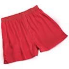 MARRIKAS UNISEX Silk RED Boxer Shorts X-LARGE (38)