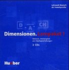 Dimensionen 1.2 CDs. Lehrwerk Deutsch als Fremdsprache. (Lernmaterialien)