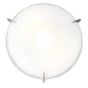 Access Lighting Zenon 3-1/2" 1 Light LED Flush Mount in Brushed Steel 20661LED-BS-OPL