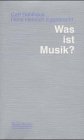 Produkt-Bild: Was ist Musik?
