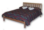 Cheap Platform Bed - Mission Maple Standard King