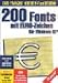 200 Euro-Schriften f�r Windows XP