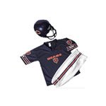 Chicago Bears Youth NFL Team Helmet and Uniform Set by Franklin Sports (Small)