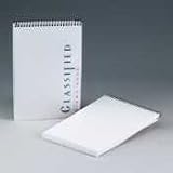 TOPS 99708 - Docket Gold Spiral Steno Book, Gregg Rule, 6 x 9, White, 100 Sheets/Pad-TOP99708