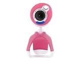 Soyntec® WebCam VGA JoinseeTM 352 Pink, Video-surveillance, Duo and Built-in microphone.