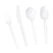 Heavy-Weight Plastic Soup Spoons, White, 100/Box DXSSH20 Image
