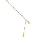 14k Yellow Gold Ajustable Chain