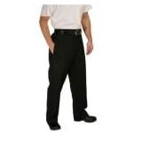 Chef Revival Black Chef Trousers QC Lite Poly-Cotton - M - Medium by Chef Revival