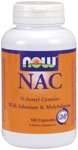 NAC (N-Acetyl Cysteine) by NOW Foods - (600mg - 100 Capsules)