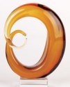 Badash Crystal Amber Centerpiece - Moon 10