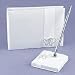 With All My Heart Guestbook - White