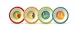 Toys : Crocodile Creek's Natura World ABC 4 Piece Children's Melamine Bowl Set