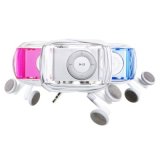 Mophie Wraptor Acryllic Case for 2G Shuffle - 3 Pack (Clear-Pink-Blue)