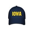 IOWA - State-series - Blue Baseball Cap / Hat One Size Fits Most