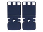 APC - Rack bracket - black - 1 U - 19"/23" - (pack of 4 )