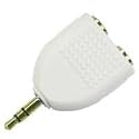 Scoobee iPod / MP3 player dual headphone splitter - white