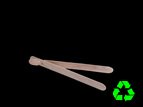IMAGE OF Eco Friendly 5 Inch Wooden Easy Chopstick