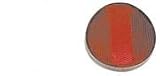 Sunlite Round Rear (Red) Bicycle Reflector with Bracket