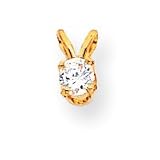 14k Complete Princess Cut Diamond Earrings