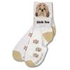 For Bare Feet Dog Breed Shih Tzu Roll Down Sock