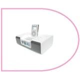 U-Bop // Free Delivery On Everything // Clock Radio with Speakers and LCD Screen (White)