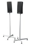 Cambridge SoundWorks Newton Speaker Stand, Silver (Pair)