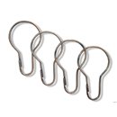 Antique Copper Shower Curtain Rings - Set of 12 Hooks