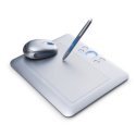 Bamboo Fun (Medium) Silver Tablet with Pen, Mouse & Graphics Software