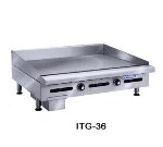 24 in Elite Countertop Electric Griddle, 1 in Thick Steel Plate, 208 V