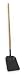 Westward 6YU35 Square Point Shovel, 48 In Handle