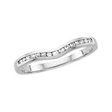 14kt. White Gold, 1/6 ct.tw. Diamond Anniversary Ring