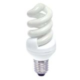 25 Pack - 7W ES Opal Mini Spiral Energy Saving Bulb
