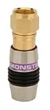 Monster QuickLock RG6Q DB F-Pin Connectors 50-pc. pk. F-Pin Connectors RG6QDB-Purple (QL RG6QDB FP-50)
