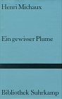 Produkt-Bild: Ein gewisser Plume (Bibliothek Suhrkamp)