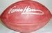 Franco Harris Hand Signed Autographed Pittsburgh Steelers Full Size Official Wilson Duke NFL Football w/ Photo of Signing