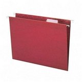 Smead Hanging Folder, Letter, 1/5 Cut Tab, Maroon, 25 per Box (64073)