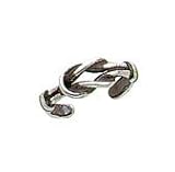 Toe Ring - Sterling Silver Antiqued Love Knot Toe Ring