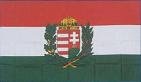 Hungary w/crest Flag Polyester 3 ft. x 5 ft.