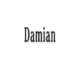 Clearly Charming Damian RED HEART Laser Name Italian Charm Link