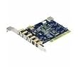 4+1 USB 2.0 Firewire 1394 Ports Combo Pci Card