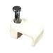 Magnavox 80-pk Nail-in Fasteners for speaker wires, White