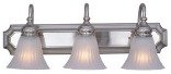 502500 BRUSH CHROME BATH LIGHT - DHI CORP - DESIGN HOUSE