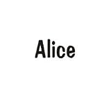 Clearly Charming Name Alice RED HEART Laser Italian Charm Link