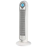 Remote Controlled Tower Fan With Lcd By Sunpentown